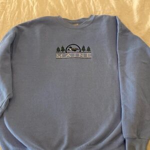 Vintage 90’s Maine Duck Blue Sweatshirt Crewneck